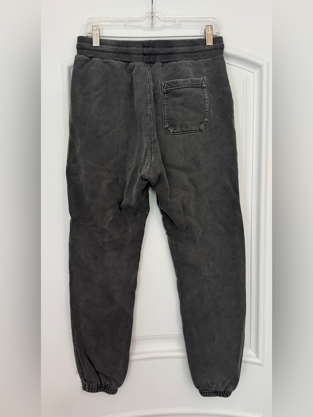 John Elliott Gray Distressed Drawstring Jogger Sweatpants - Picture 2 of 6